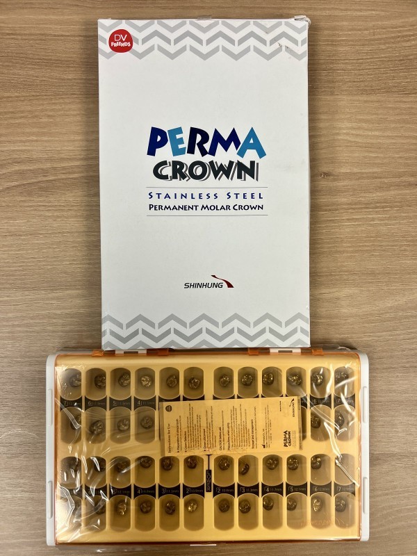 Perma Crown Stainless Steel Permanent Molar Crowns