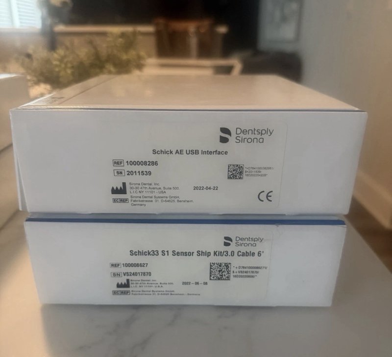 Brand-New Dentsply Sirona Schick 33 S1 Size 1Digital Sensor Kit