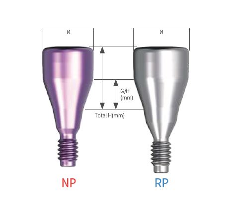 Healing abutment NP